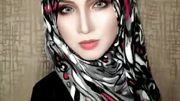 Hot Lebanese mom got a nice birthday present from her friends and enjoyed using