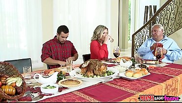 Moms Bang Teen - Naughty Family Thanksgiving