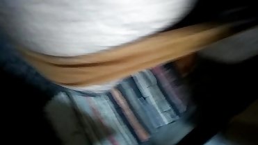 Akki jerking Mom Panty 2