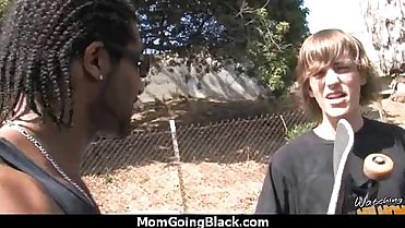 Oh shit! There is a Negro in My Mom 10