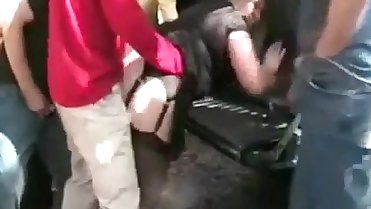 Swinger Mom Nancy fucked in nature