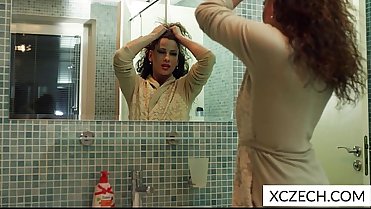 Nasty MILF in the shower