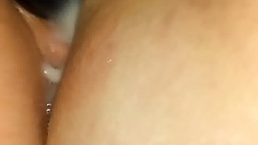 bbc dildo deep in my wet creamy pussy