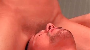 Small titted mom gets hairy beaver licked and fucked