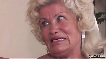 Granny Effie gets pounded hard