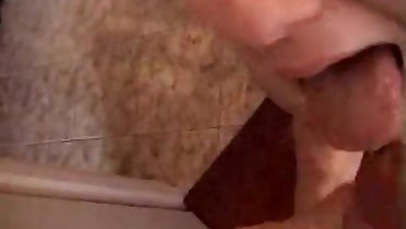 mature janet takin' a mouthful