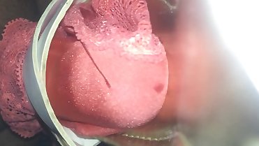 Fucking Heel with mom's used pantie(slow motion)