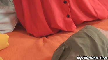 She finds him fucking mom inlaw